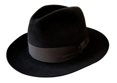 Herrhattar Dagmar Fedora Svart