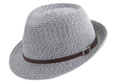 Faustmann Trilby stråhatt 44707 blå Herrhatt