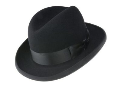 Herrhattar Tonak Homburg svart