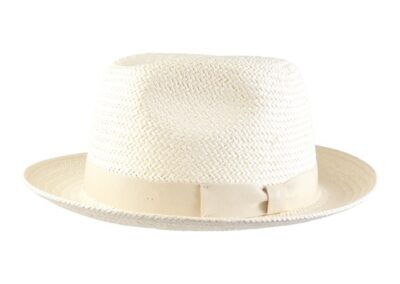 Herrhatt Wigéns Classic Hat Off White Raffia